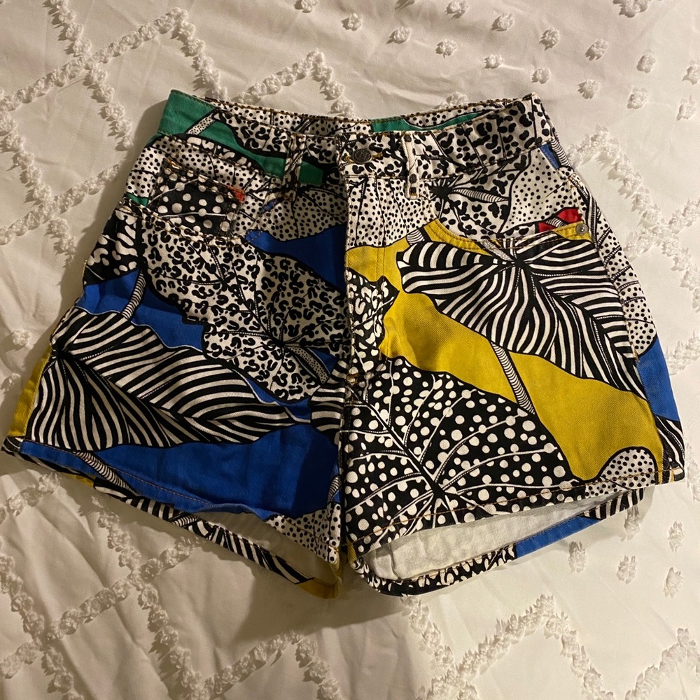 FARM RIO Brazil Jeans Shorts Animal Print